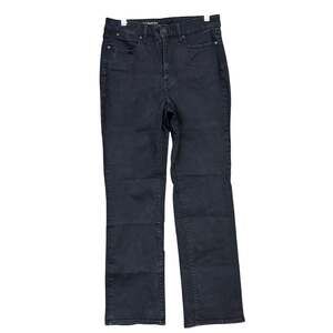 Talbots Flawless Womens Jeans Black Denim Petite High Rise Curvy Barely Boot 8P
